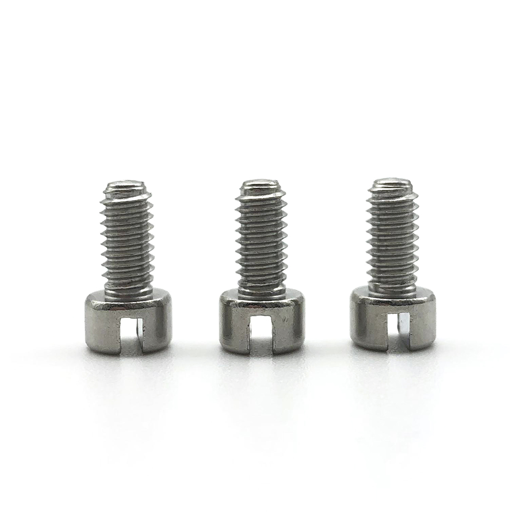 一字圓柱頭機(jī)牙螺絲不銹鋼開(kāi)槽杯頭螺絲