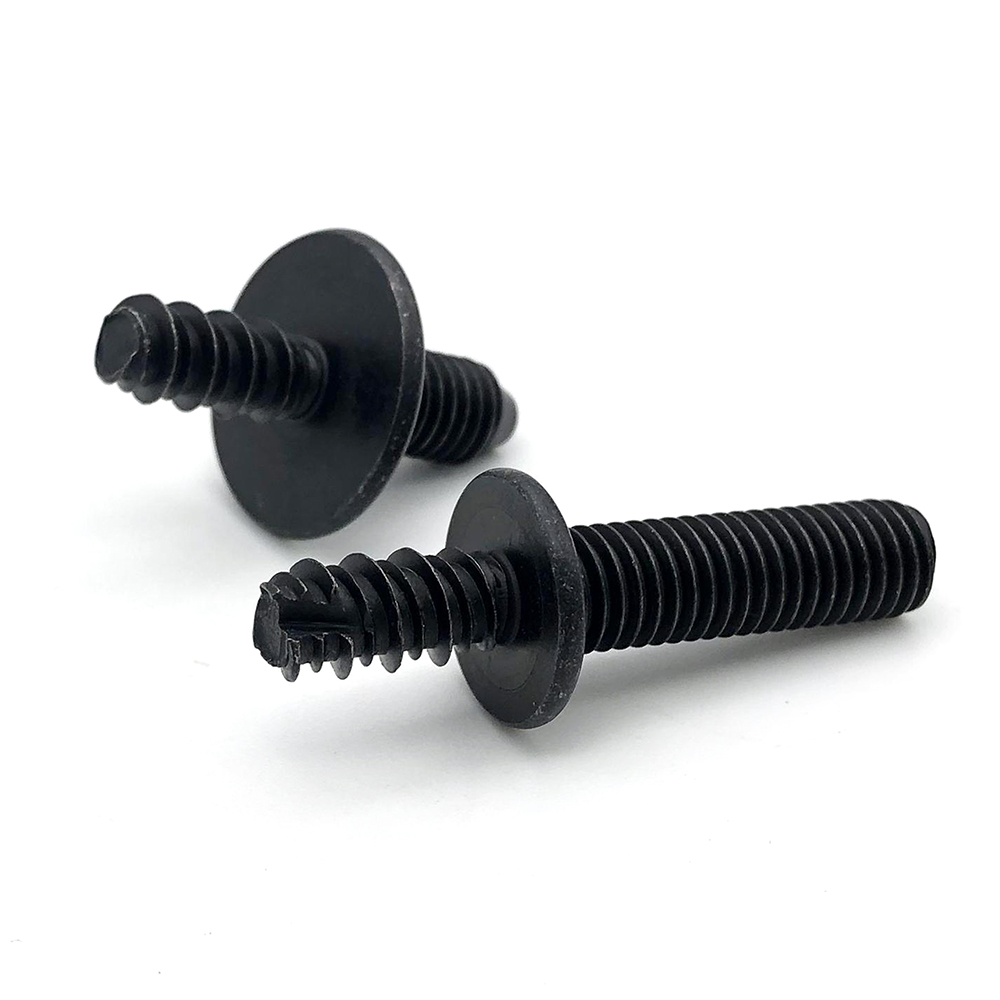 非標定制發(fā)黑雙頭螺栓汽車車燈雙牙螺絲