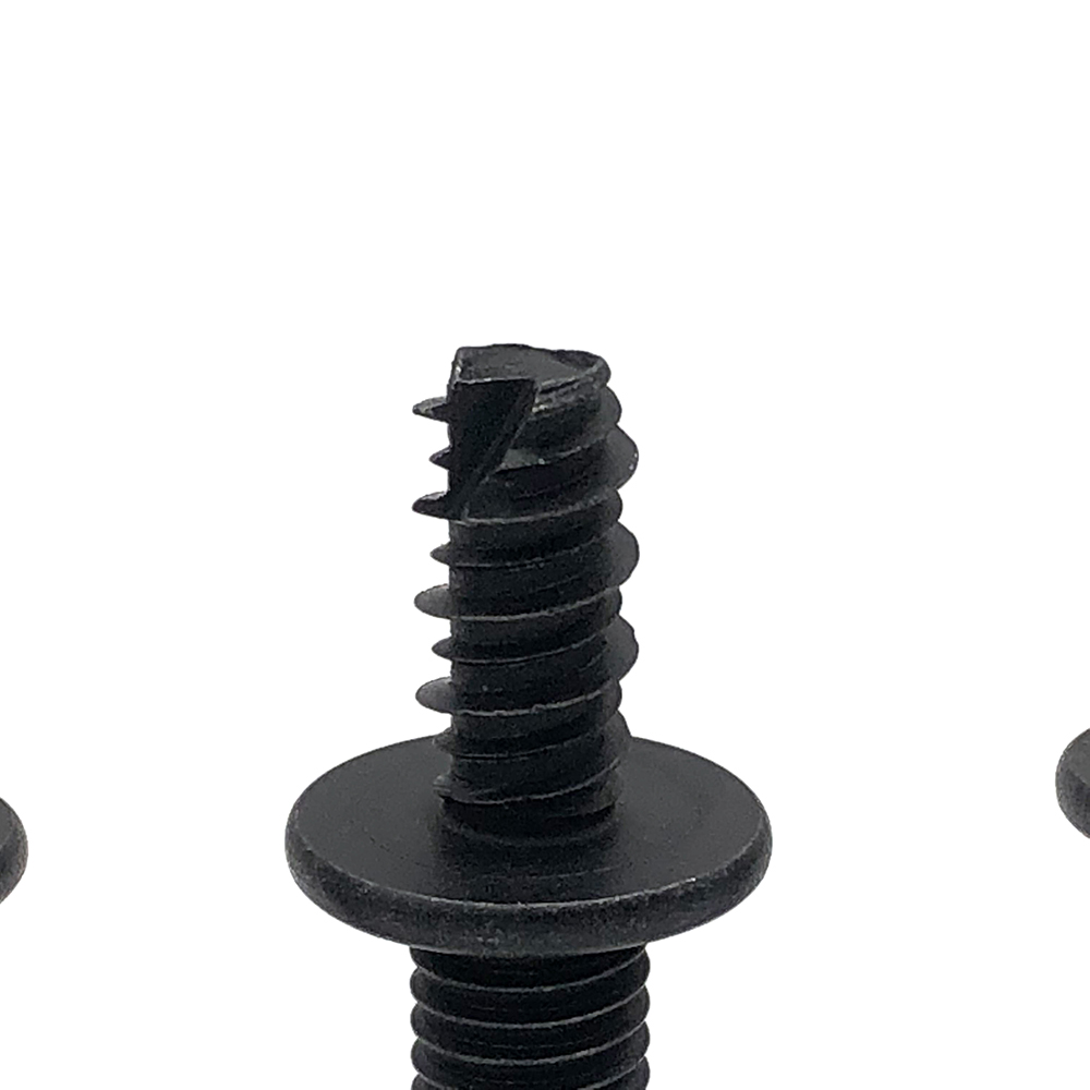 雙頭牙螺絲 汽車(chē)螺絲 車(chē)燈螺絲 非標(biāo)螺絲 黑色鋅鎳螺絲 雙頭螺絲