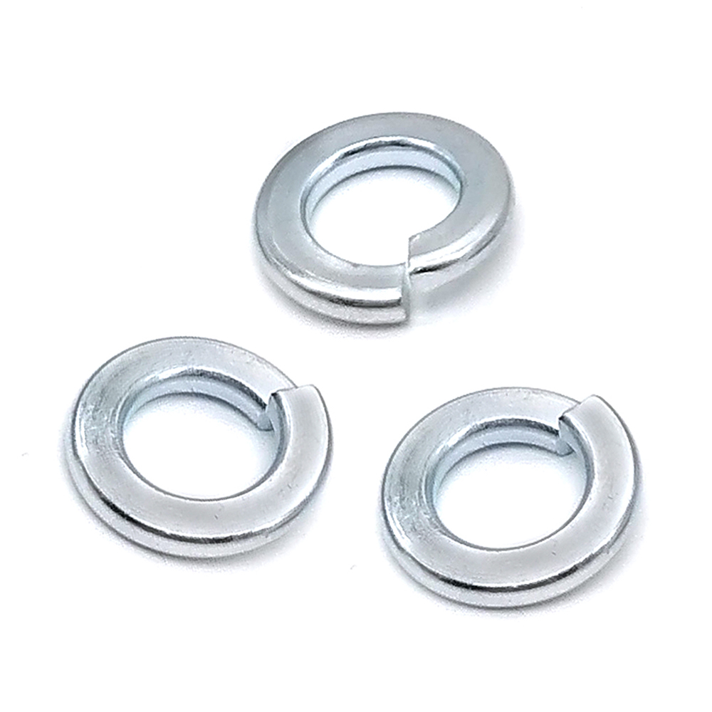 電鍍藍(lán)白鋅彈墊片彈簧墊圈GB93介墊彈開(kāi)口墊圈3mm至36