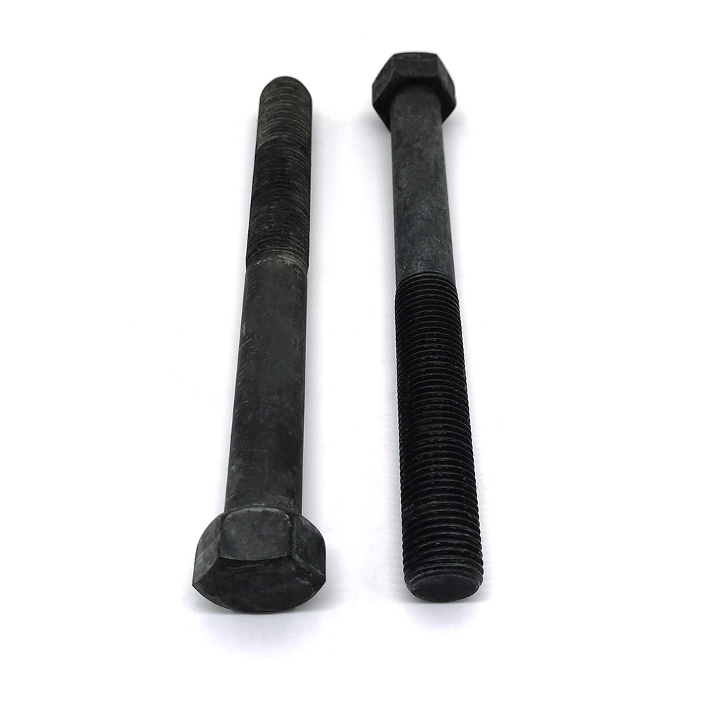 生產(chǎn)高強(qiáng)度螺栓 發(fā)黑12.9級(jí)六角半牙螺栓 卡車(chē)專(zhuān)用螺栓 定制非標(biāo)螺栓螺絲