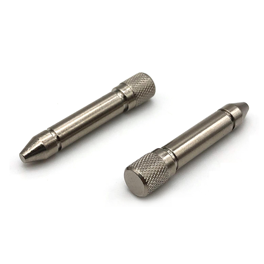 銷子銷釘 不銹鋼雙頭單頭中間段壓花滾花直紋網(wǎng)紋定位實心圓柱銷