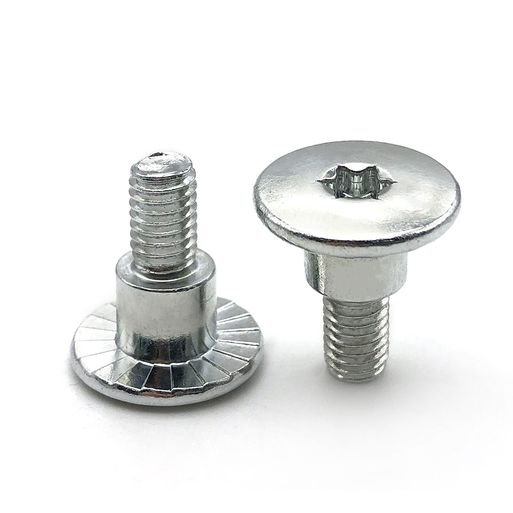 廠家生產(chǎn)梅花螺絲 臺(tái)階螺絲 防滑螺絲 碳鋼藍(lán)白鋅平頭螺絲8.8級(jí)螺絲定制非標(biāo)螺絲