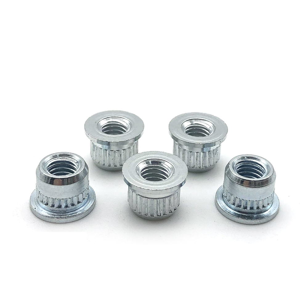 定制304拉鉚螺母來(lái)圖加工平頭鉚母竹節(jié)管螺母非標(biāo)定制沉頭拉帽